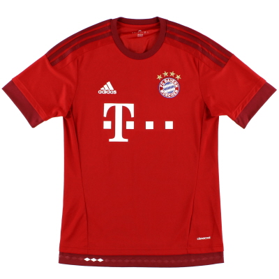 2015-16 Bayern Munich adidas Home Shirt L 