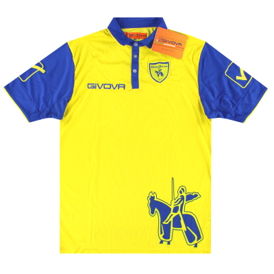 2015-16 Chievo Verona Givova 홈 셔츠 *BNIB* L
