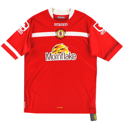 2015-16 Crewe Alexandra Carbrini Heimtrikot *mit Etiketten* M