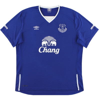 2015-16 Everton Umbro Home Shirt L 