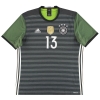 Camiseta adidas de visitante de Alemania 2015-16 Muller # 13 XL