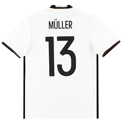 Maglia adidas Germania 2015-16 Home Muller # 13 M