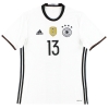 2015-16 Германия adidas Домашняя рубашка Muller # 13 M
