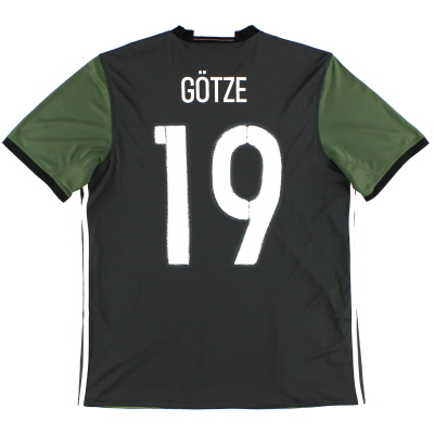 2015-16 Germany Away Shirt Gotze # 19 L