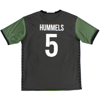 2015-16 Germania adidas Away Shirt Hummels #5 *Mint* M