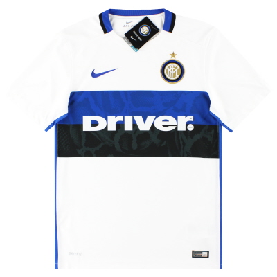 2015-16 Inter Milan Nike thuisshirt *met kaartjes* S