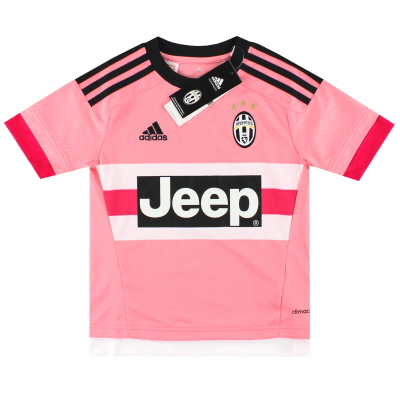 2015-16 Juventus adidas Auswärtstrikot *mit Etiketten* XS.Jungen