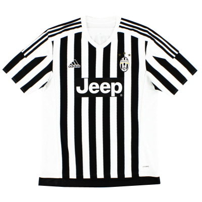 2015-16 Juventus adidas Home Shirt M 
