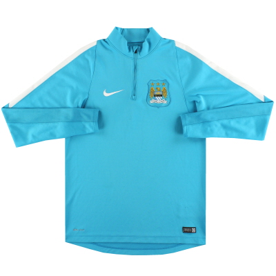 2015-16 Manchester City Nike 1/4 Zip Track Atas M