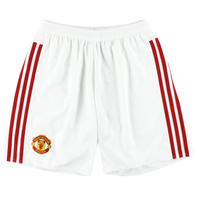 2015-16 Manchester United adidas Home Shorts S 