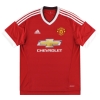 2015-16 Manchester United adidas Home Shirt Memphis #7 L