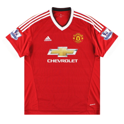 2015-16 Manchester United adidas Home Maglia XL