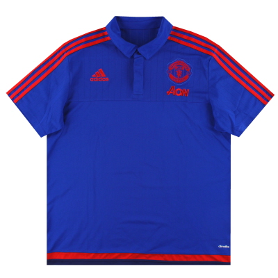 2015-16 Manchester United adidas Polo Shirt XL