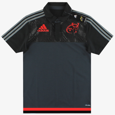 2015-16 Munster adidas Climalite 폴로 셔츠 *태그 포함* S