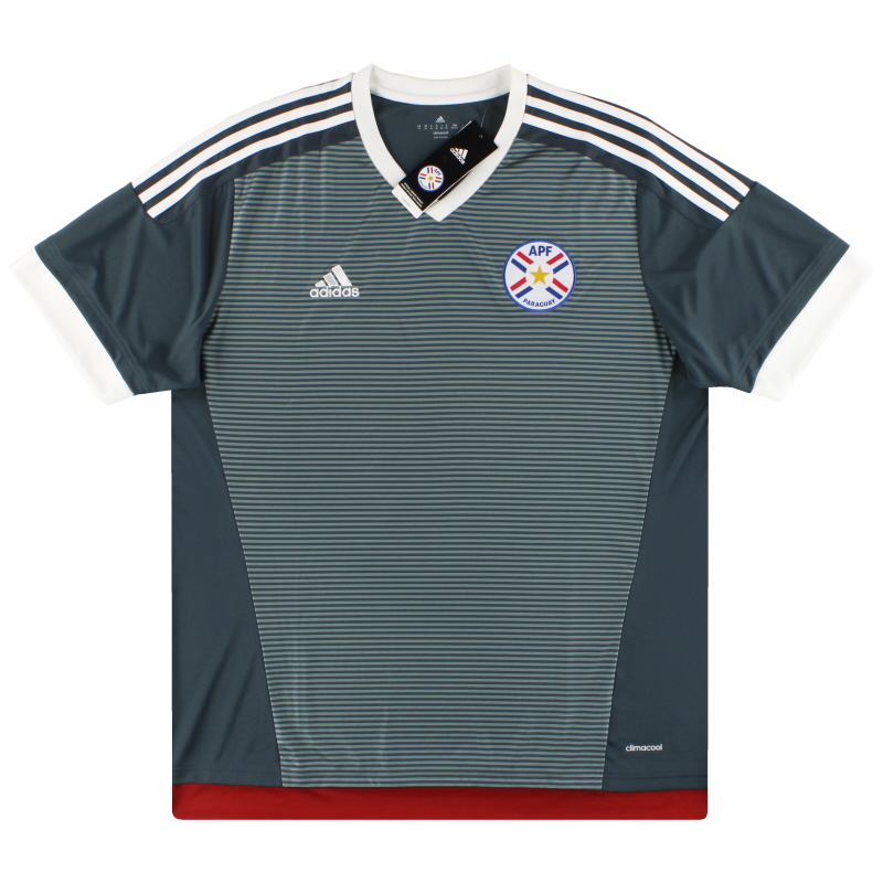 Camiseta adidas de visitante de la Copa América de Paraguay 2015-16 *BNIB* M