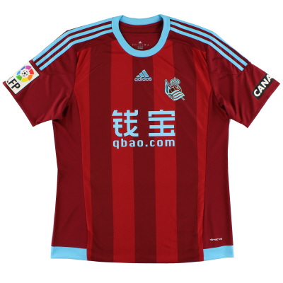 Camiseta adidas de visitante de la Real Sociedad 2015-16 *BNIB* L
