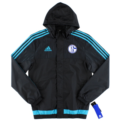 2015-16 Schalke adidas Player Issue Rain Jacket * BNIB *