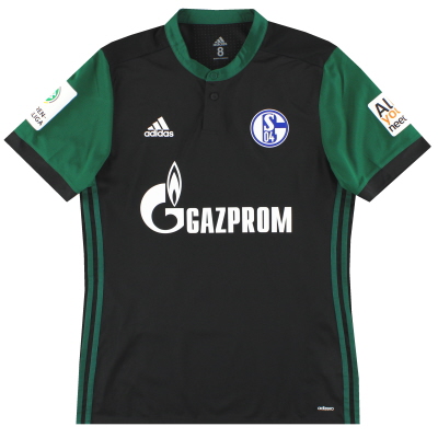 2015-16 Schalke adidas Player Issue Troisième Maillot # 15 * Menthe * L