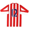 2015-16 Stoke New Balance Player Issue Under 18's Home Shirt #12 L/S L