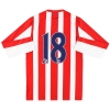 2015-16 Stoke New Balance Player Issue Under 18's Home Shirt #18 L/S M