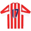 2015-16 Stoke New Balance Player Issue Under 18's Home Shirt #17 L/S M