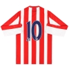 2015-16 Stoke New Balance Player Issue Under 18's Home Shirt #10 L/S M