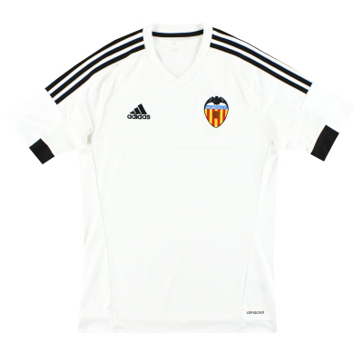2015-16 Valencia adidas Home Shirt S 