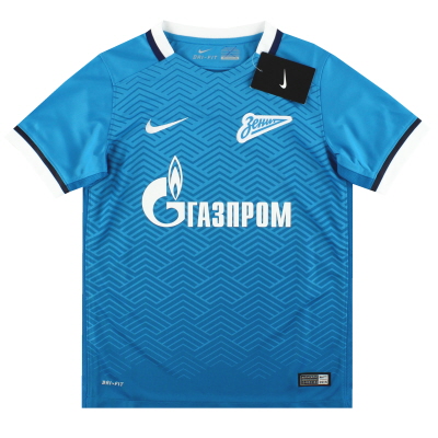 2015-16 Zenit Saint-Pétersbourg Nike Maillot Domicile *BNIB* S.Boys