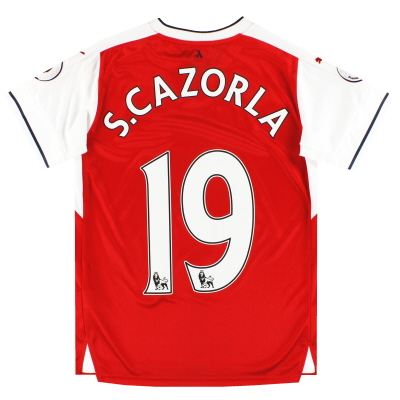 2016-17 Arsenal Puma Home Shirt S.Cazorla #19 *As New* XL.Boys 