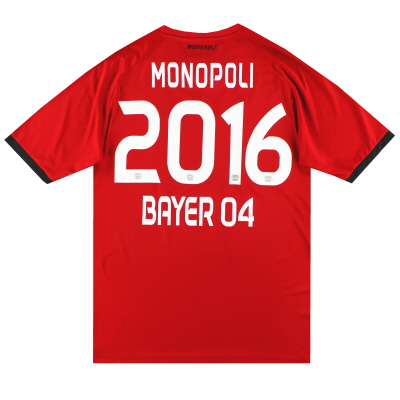 2016-17 Kemeja Leverkusen Bayer Leverkusen * Mint * XL