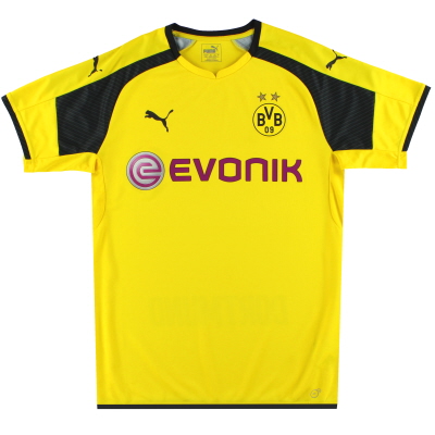 2016-17 Borussia Dortmund Puma CL Thuisshirt *Als Nieuw* L
