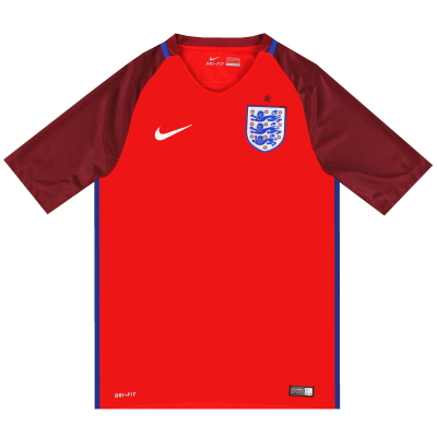 Camiseta Inglaterra 2016-17 Nike Visitante XL.Niño