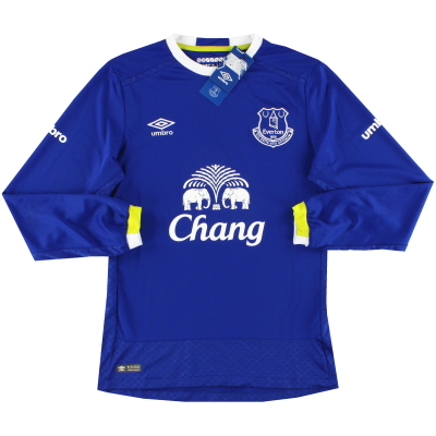 Maillot domicile Everton Umbro 2016-17 * avec étiquettes * L / SS