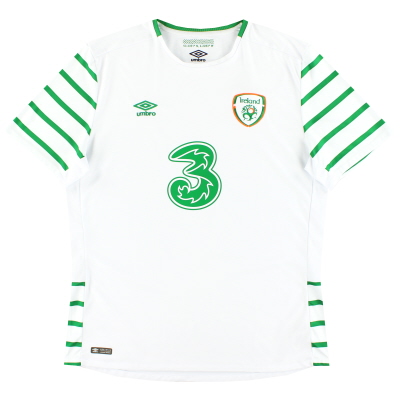 Camiseta Irlanda Umbro visitante 2016-17 XXL