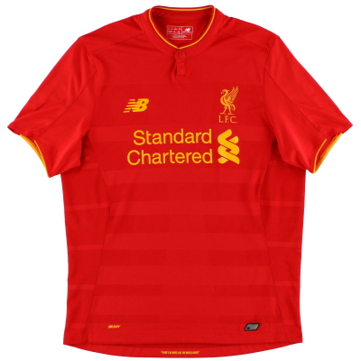 2016-17 Liverpool New Balance Home Shirt L 