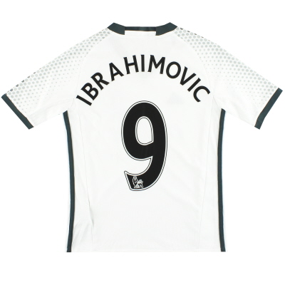 Terza maglia adidas 2016-17 Manchester United Ibrahimovic #9 L.Boys