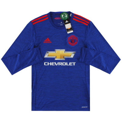 2016-17 Manchester United adidas Away Shirt *w/tags* L/S XS 
