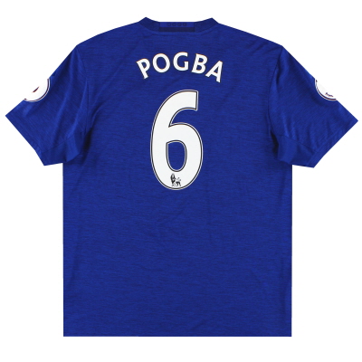 2016-17 Manchester United adidas Away Shirt Pogba #6 *Mint* L