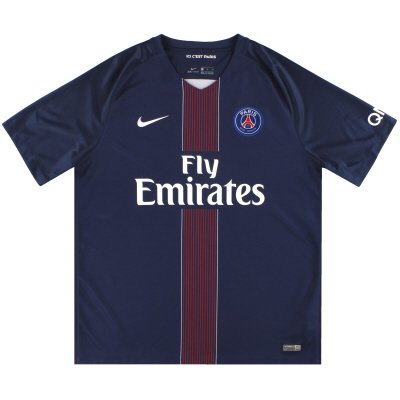 2016-17 Paris Saint-Germain Nike Thuisshirt *Mint* L