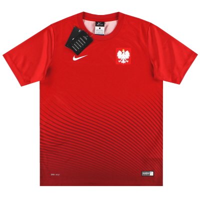 Kemeja Tandang Dasar Nike Polandia 2016-17 *BNIB* XL.Anak Laki-Laki