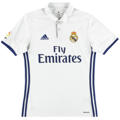 2016-17 Real Madrid adidas Home Shirt S 