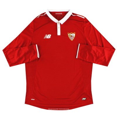 2016-17 Sevilla New Balance Away Shirt L/S L 
