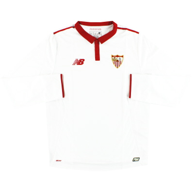 2016-17 Sevilla New Balance Home Shirt L/S *Como nuevo* M