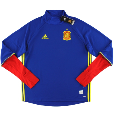 2016-17 Spanje adidas trainingsshirt met labels* XL