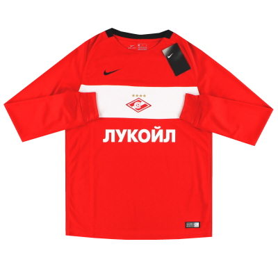 Maglia Spartak Mosca Nike Home 2016-17 L/S *con etichette* XL.Ragazzi