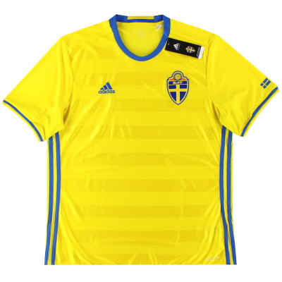 Maillot domicile adidas Suède 2016-17 *BNIB*