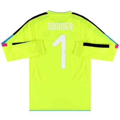 2016-17 Switzerland Puma Goalkeeper Shirt Sommer #1 M 