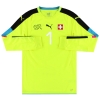2016-17 Switzerland Puma Goalkeeper Shirt Sommer #1 M