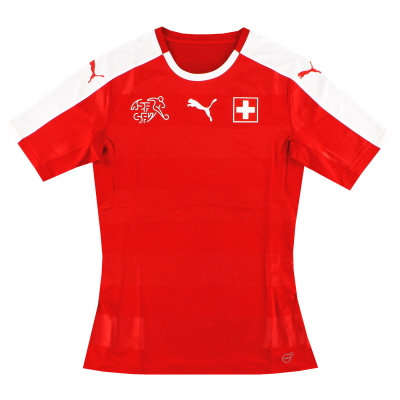 2016-17 Швейцария Puma Player Issue Домашняя рубашка L