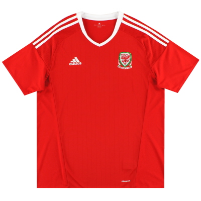 2016-17 Wales adidas Home Shirt M